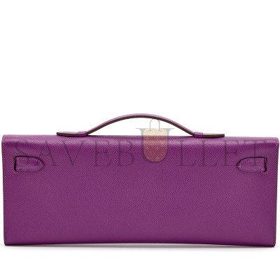 HERMES MASTER ANEMONE EPSOM KELLY CUT PALLADIUM HARDWARE 436573 (31*13*2.5cm)