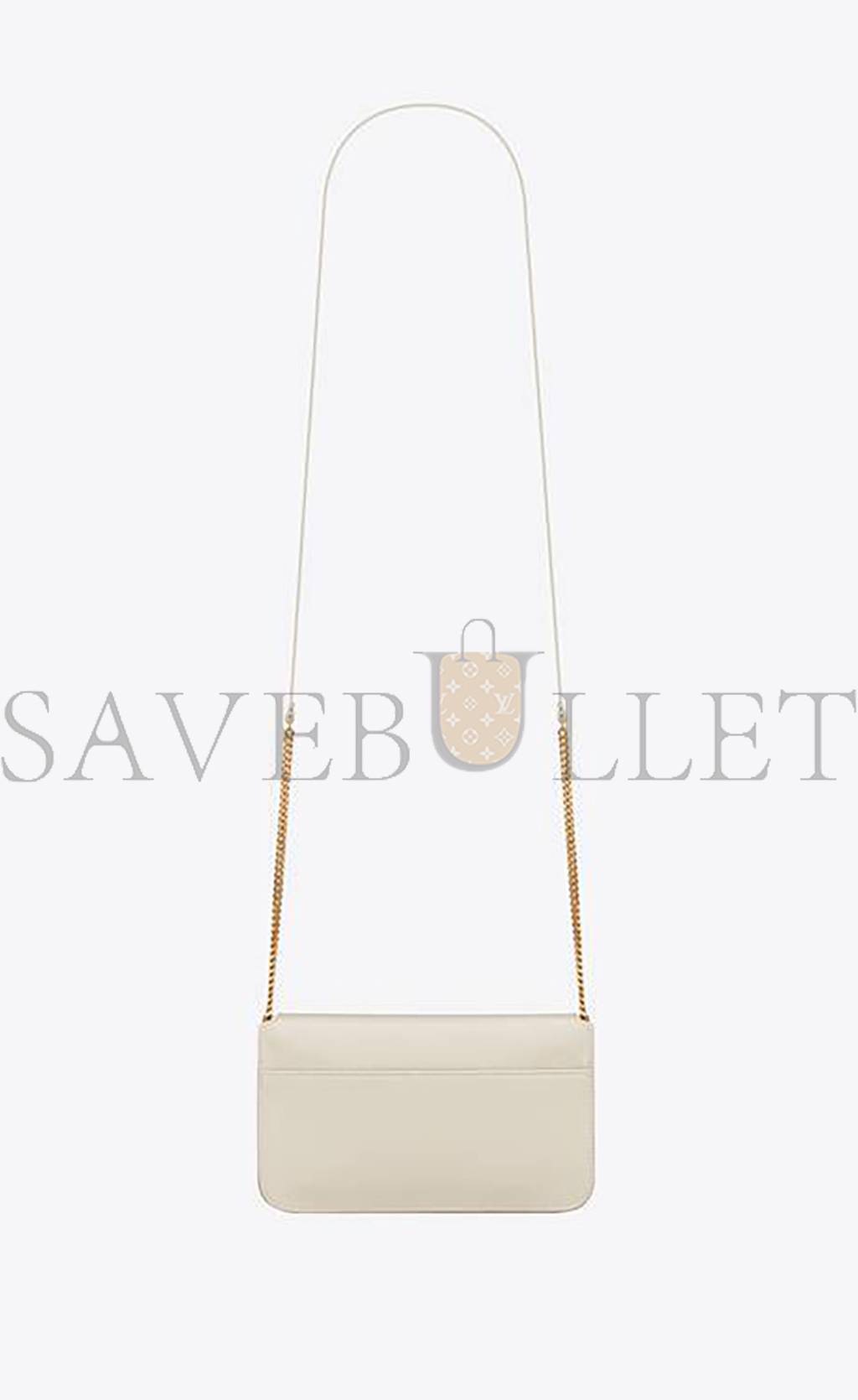 YSL CASSANDRE PHONE HOLDER WITH STRAP IN SMOOTH LEATHER 6350950U40J9207 (18*11*2.5cm)