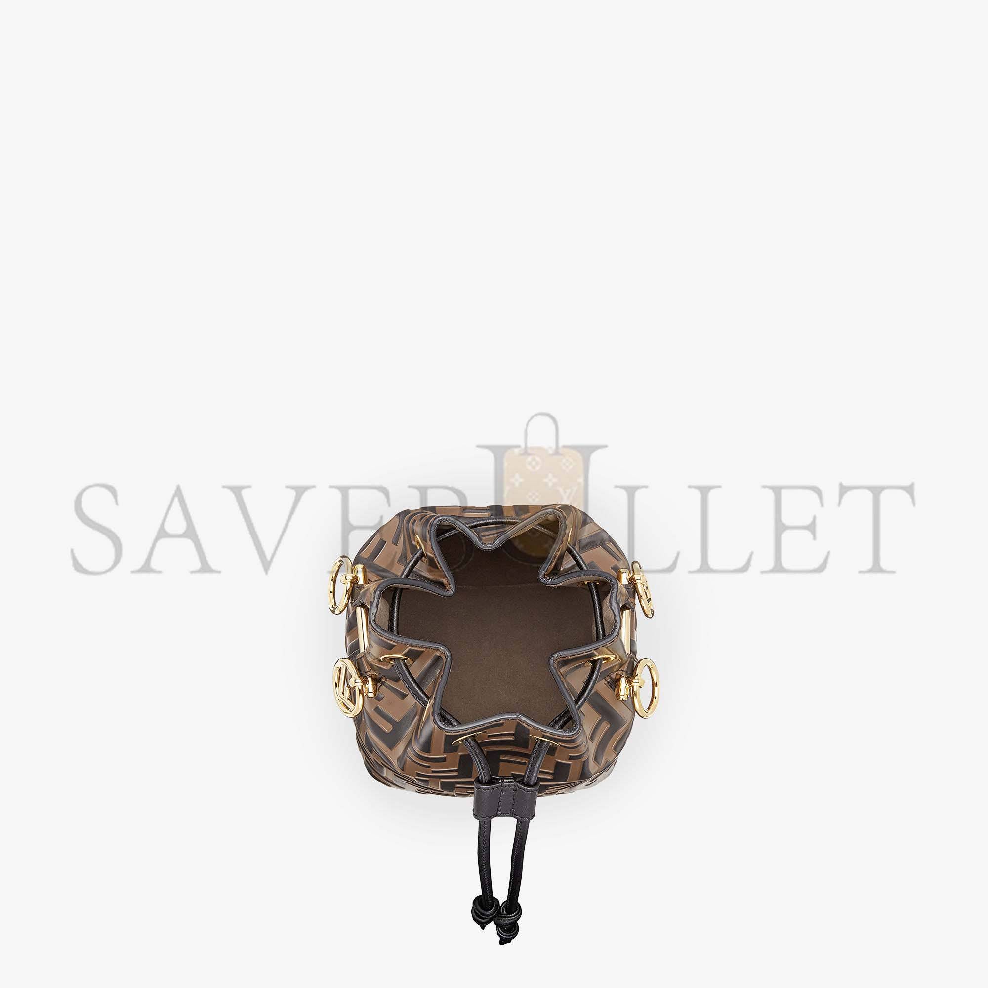 FENDI MON TRESOR - BROWN LEATHER MINI BAG 8BS010A659F13VK (18*12*10cm)