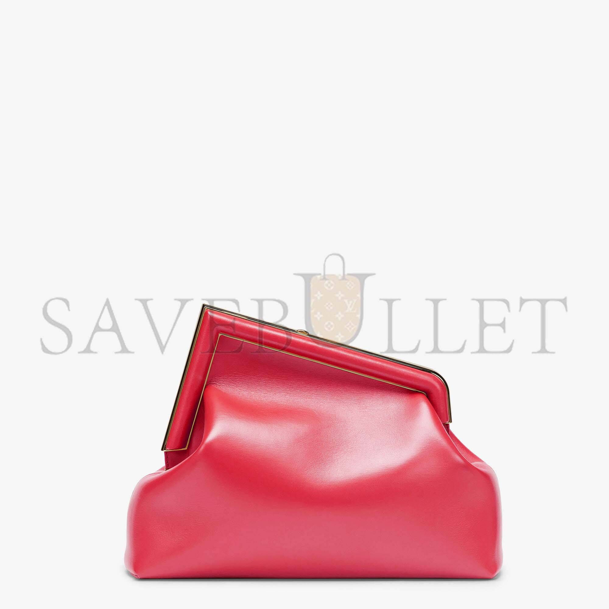 FENDI FIRST MEDIUM - FUCHSIA LEATHER BAG 8BP127ABVEF1HB7 (32.5*23.5*15cm)