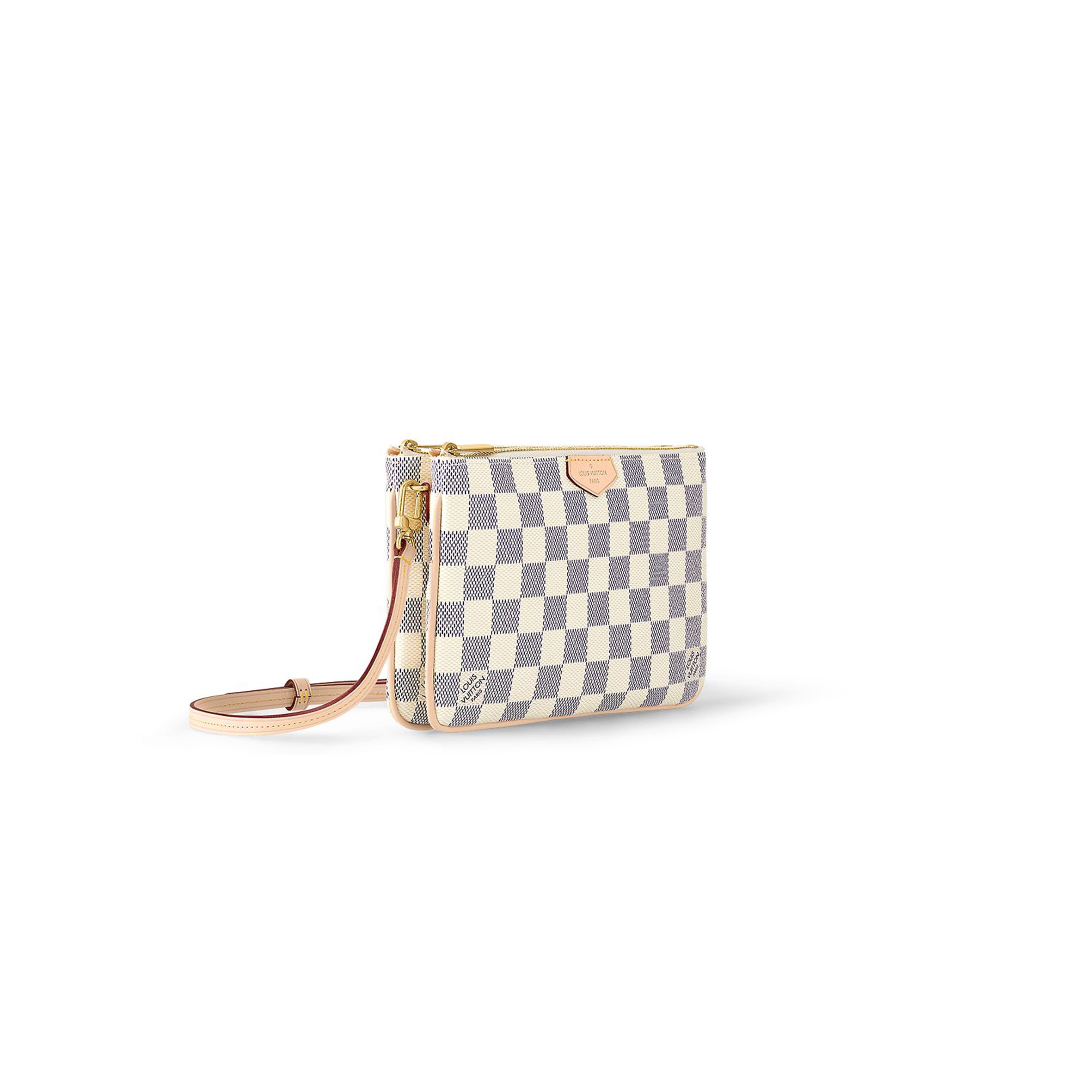 LOUIS VUITTON DOUBLE ZIP POCHETTE N60460 (20*12.5*3cm) LOUIS VUITTON DOUBLE ZIP POCHETTE N60460 (20*12.5*3cm)