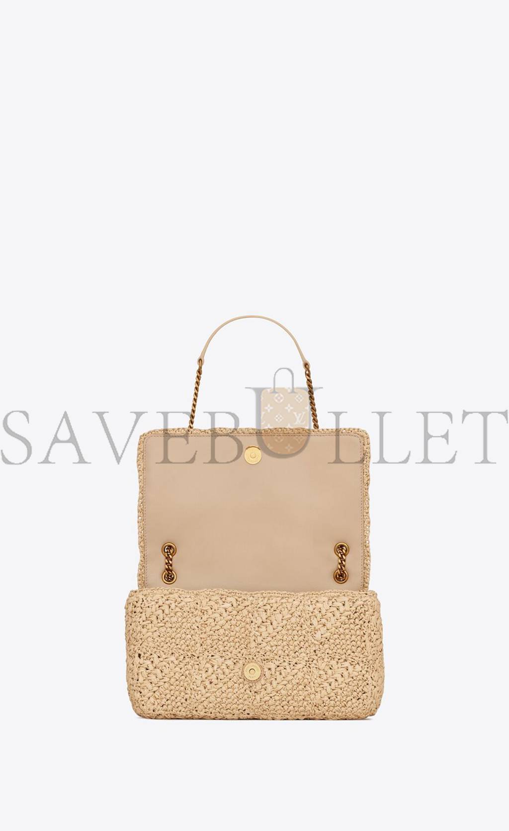 YSL JAMIE MEDIUM CHAIN BAG IN RAFFIA 515821GAAAT2087 (25*15*7.5cm)